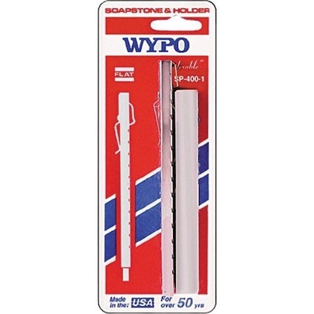 Wypo Soapstone Holder, Flat, 3/16 in. x 1/2 in. x 5 in. Soapstone SP400-1